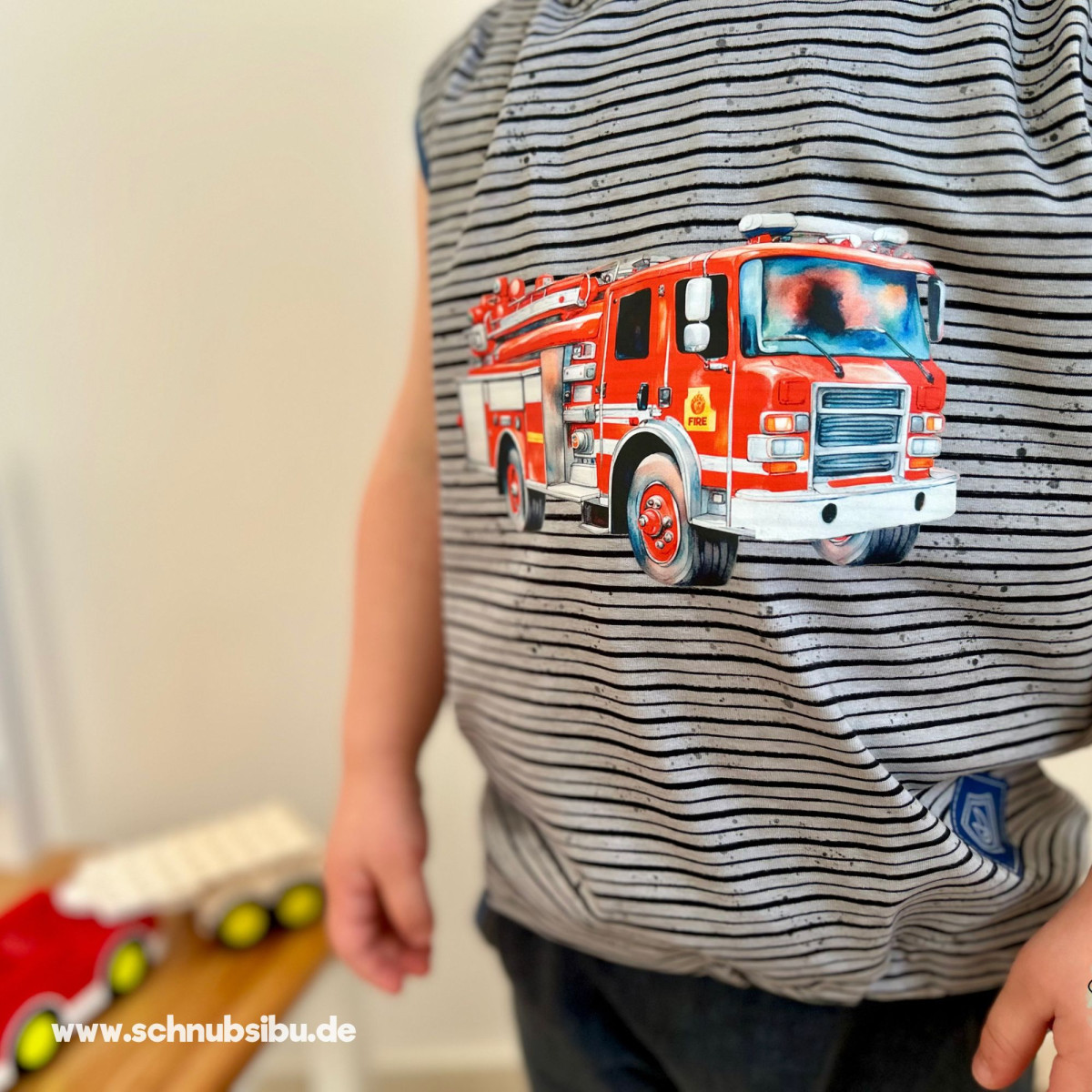 Bügelbild Feuerwehrauto
